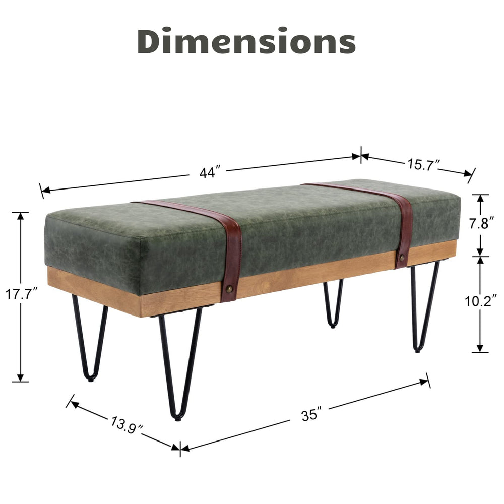 Industrial Entryway Bench - From Where - 