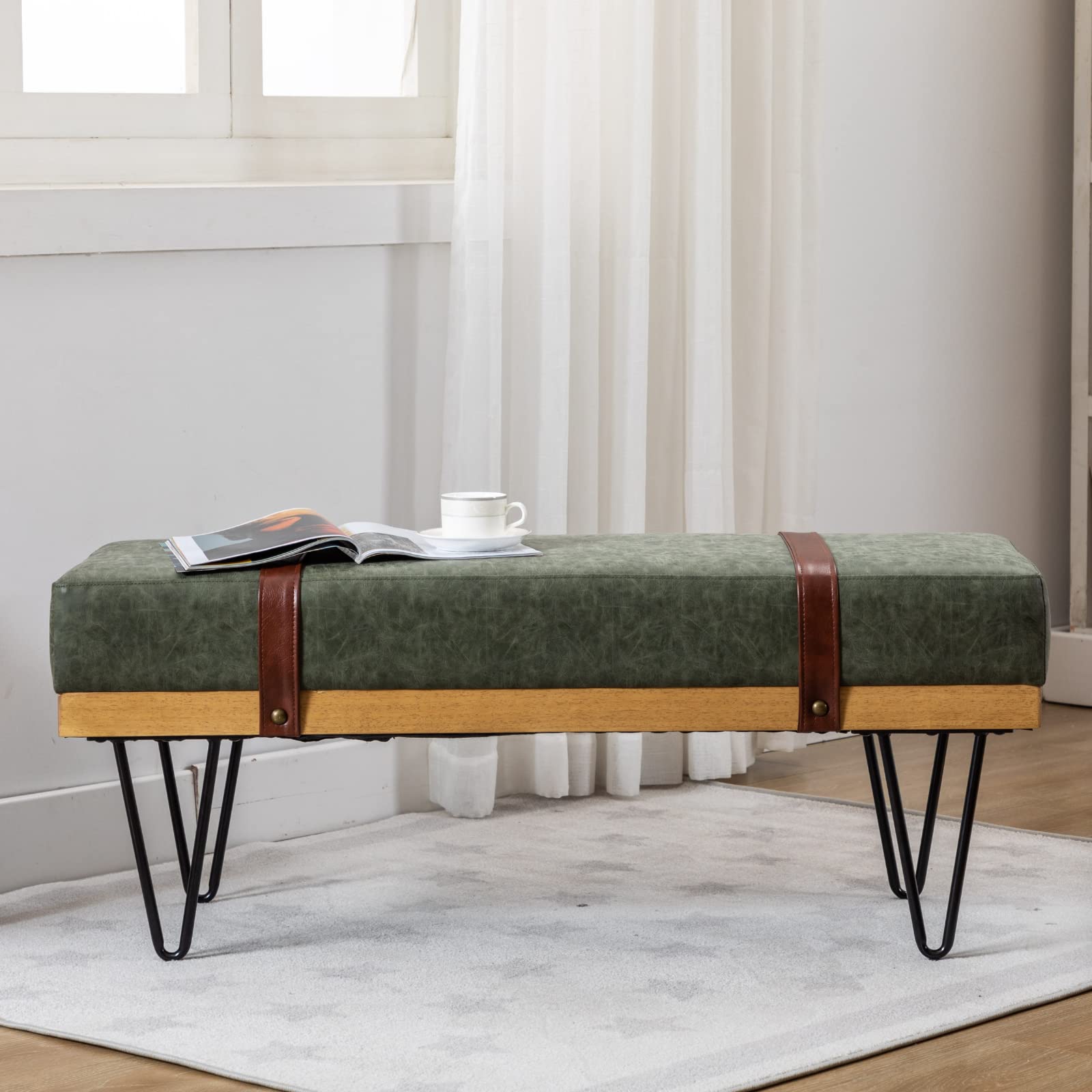 Industrial Entryway Bench - From Where - 