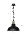 Industrial Farmhouse Ceiling Hanging Light - From Where - 