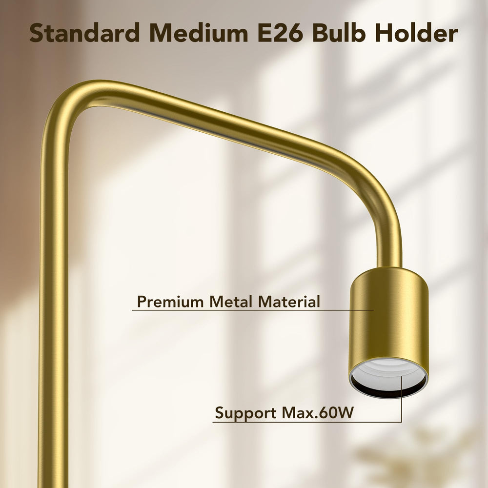 Industrial Floor Lamp with Light Bulb - From Where - 