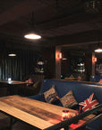Industrial Frosted Glass Pendant Light - From Where - 