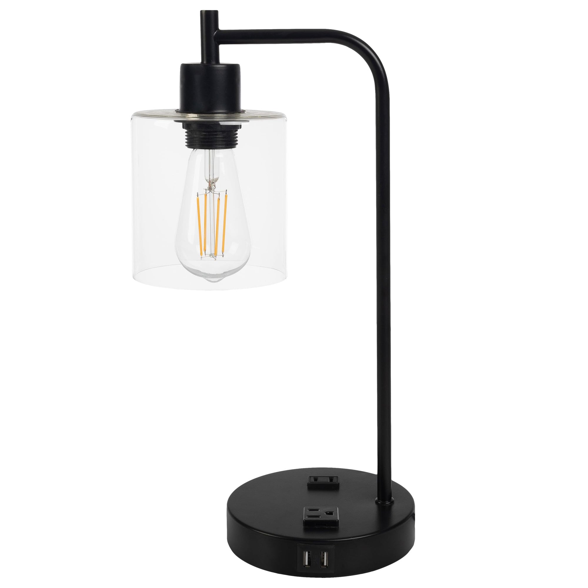 Industrial Lamp with USB Charge Ports - From Where - 