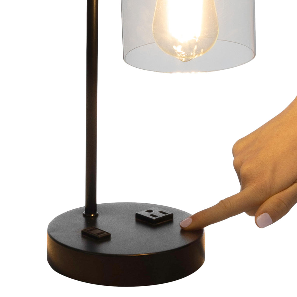 Industrial Lamp with USB Charge Ports - From Where - 