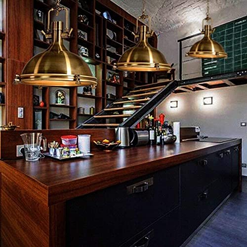 Industrial Nautical Style Single Pendant Light with Frosted Diffuser Chandelier - From Where - 
