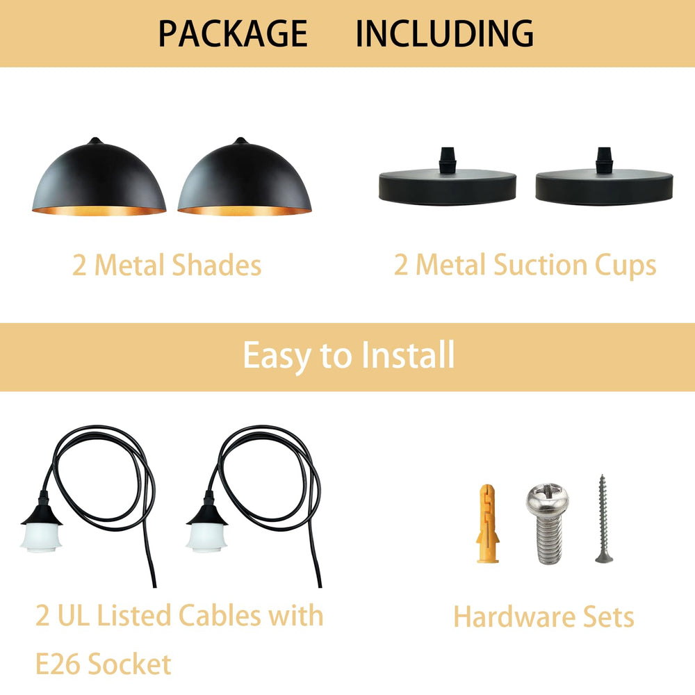 Industrial Pendant Lamp (Set of 2) - From Where - 