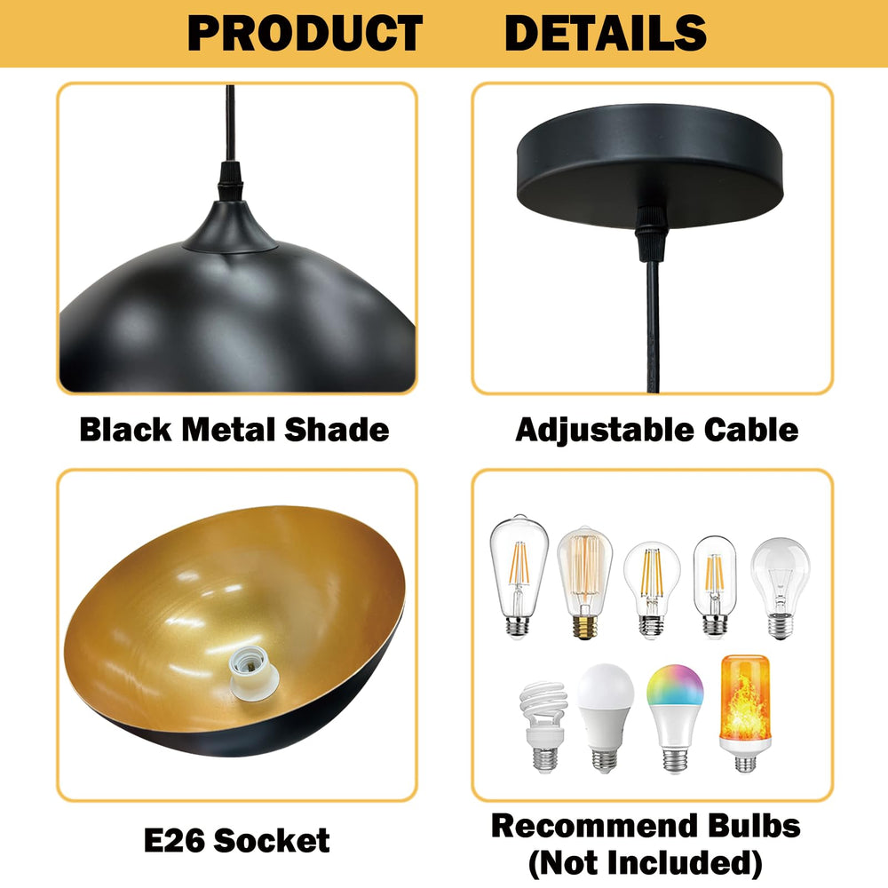 Industrial Pendant Lamp (Set of 2) - From Where - 