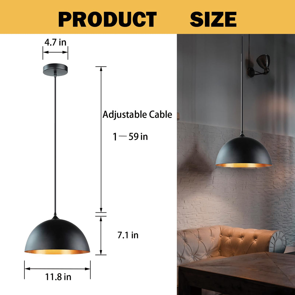 Industrial Pendant Lamp (Set of 2) - From Where - 