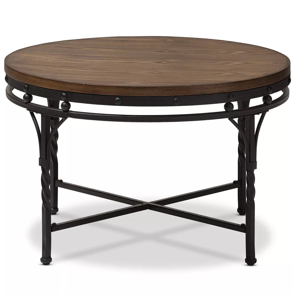 Industrial Round Coffee Table - From Where - 
