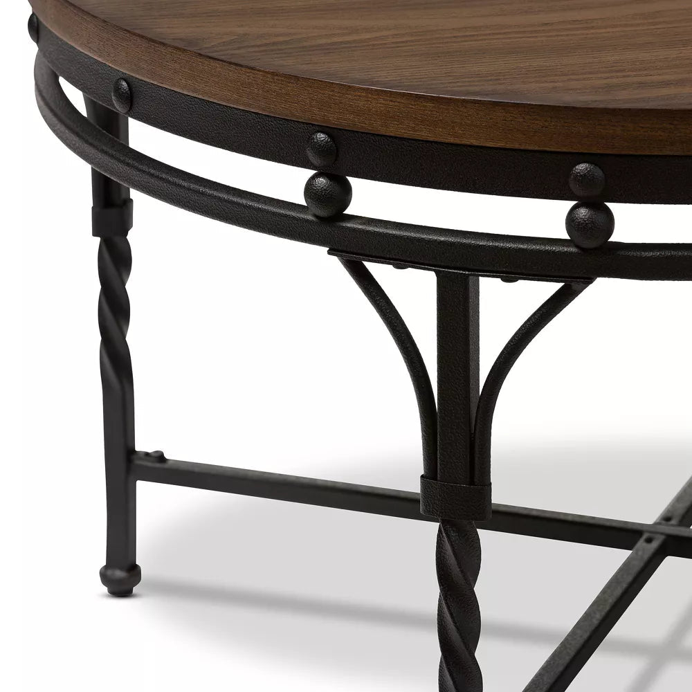 Industrial Round Coffee Table - From Where - 