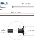 Industrial Shower Curtain Rod - From Where - 