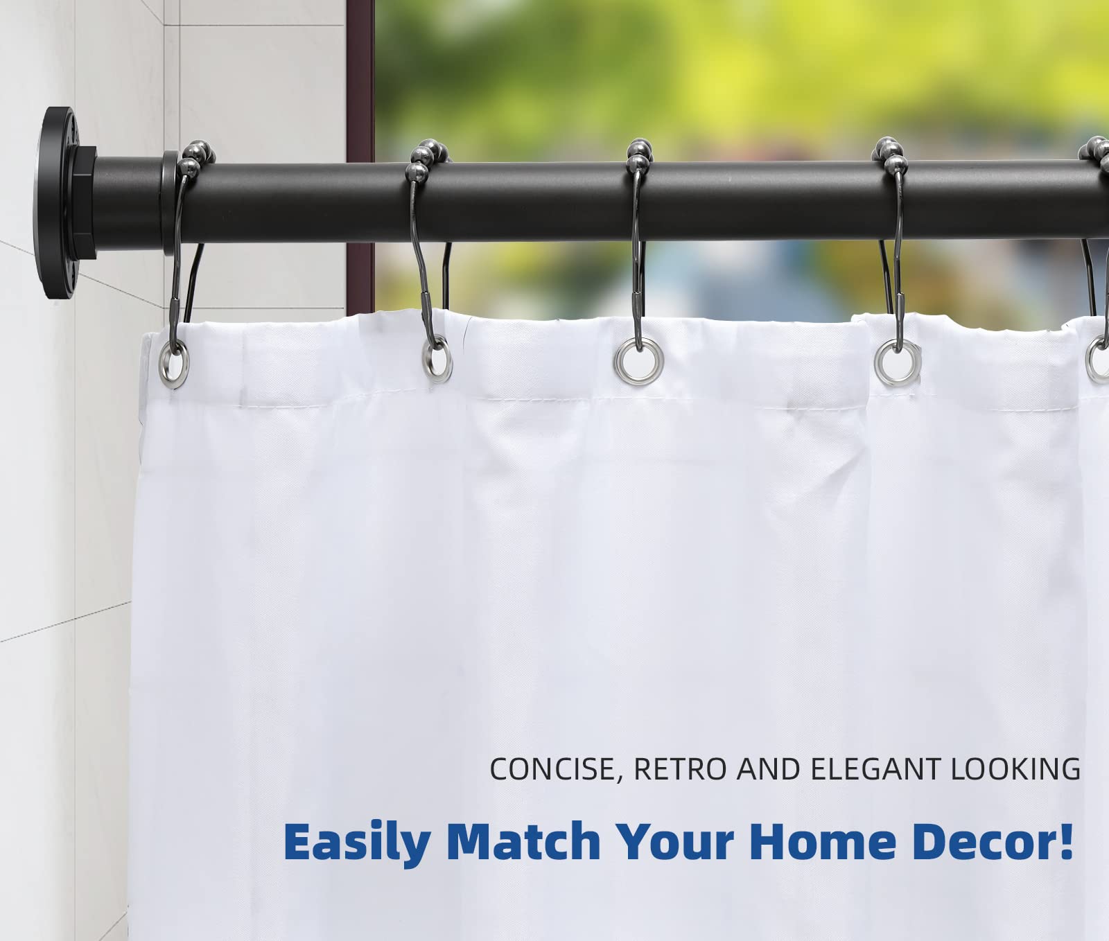 Industrial Shower Curtain Rod - From Where - 