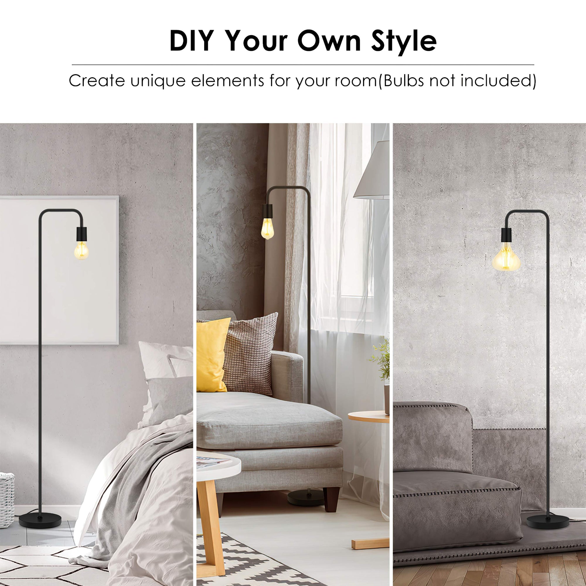 Industrial Standing Floor Lamp - From Where - 