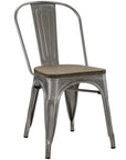 Industrial Steel Dining Side Chairs - From Where - 