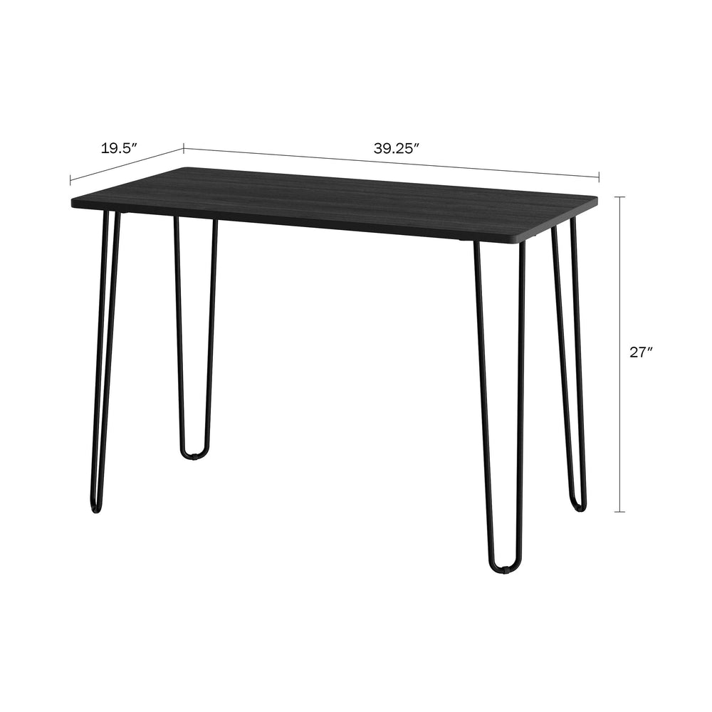 Industrial Style Desk with Hairpin Legs - From Where - 