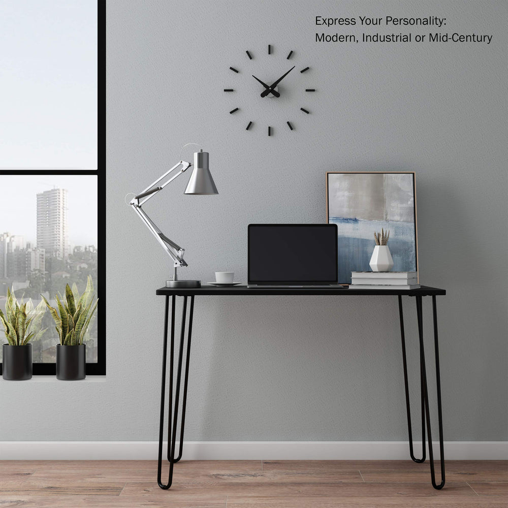 Industrial Style Desk with Hairpin Legs - From Where - 