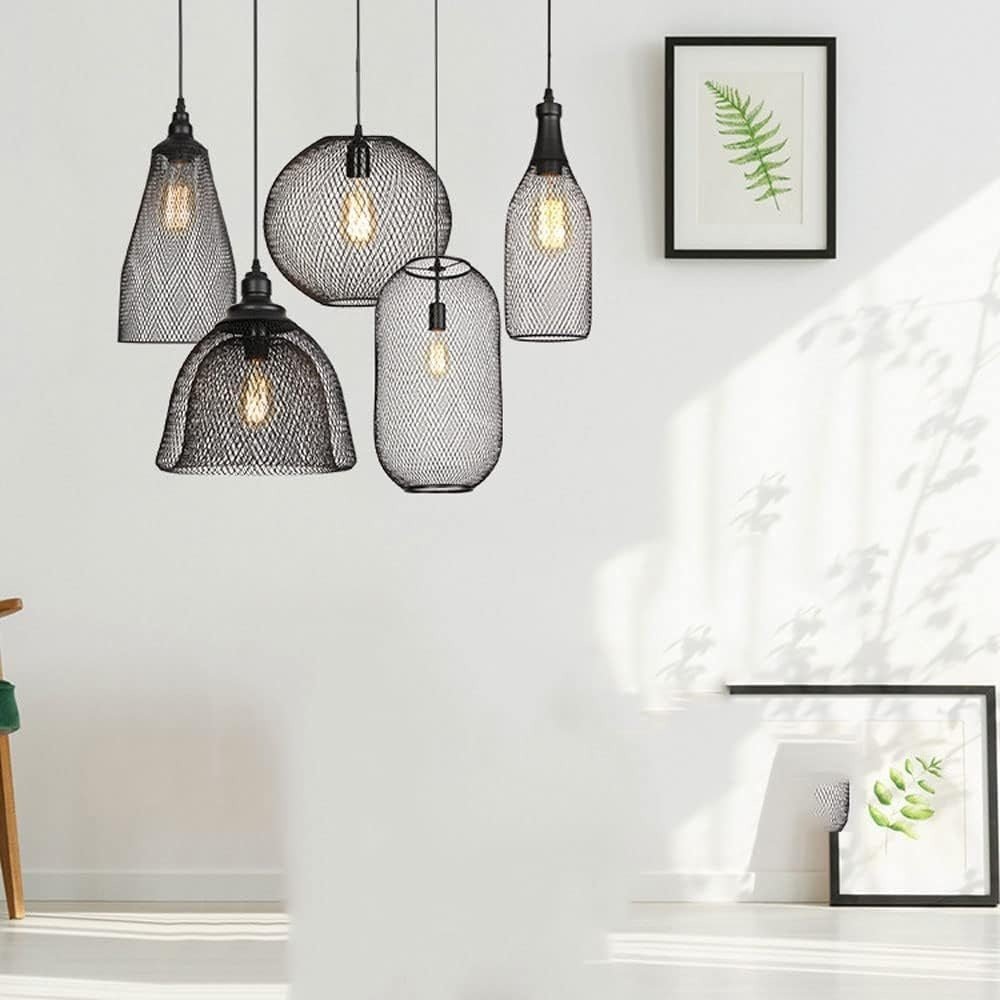 Industrial Style Iron Pendant Lighting - From Where - 