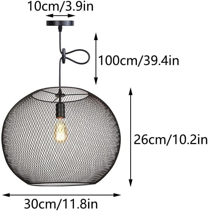 Industrial Style Iron Pendant Lighting - From Where - 