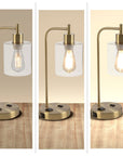 Industrial Table Lamp with USB Charge Ports - From Where - 