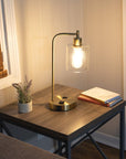Industrial Table Lamp with USB Charge Ports - From Where - 