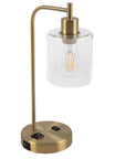 Industrial Table Lamp with USB Charge Ports - From Where - 