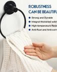 Industrial Towel Ring Rustic Pipe Hand Towel Holder Wall Mounted - From Where - 