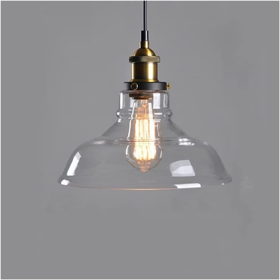 Industrial Vintage Glass Pendant Light - From Where - 