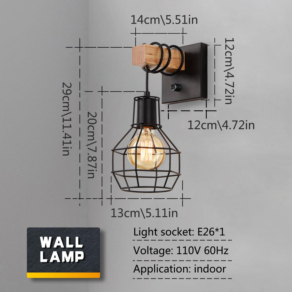 Industrial Wall Sconces (Set of 2) - From Where - 