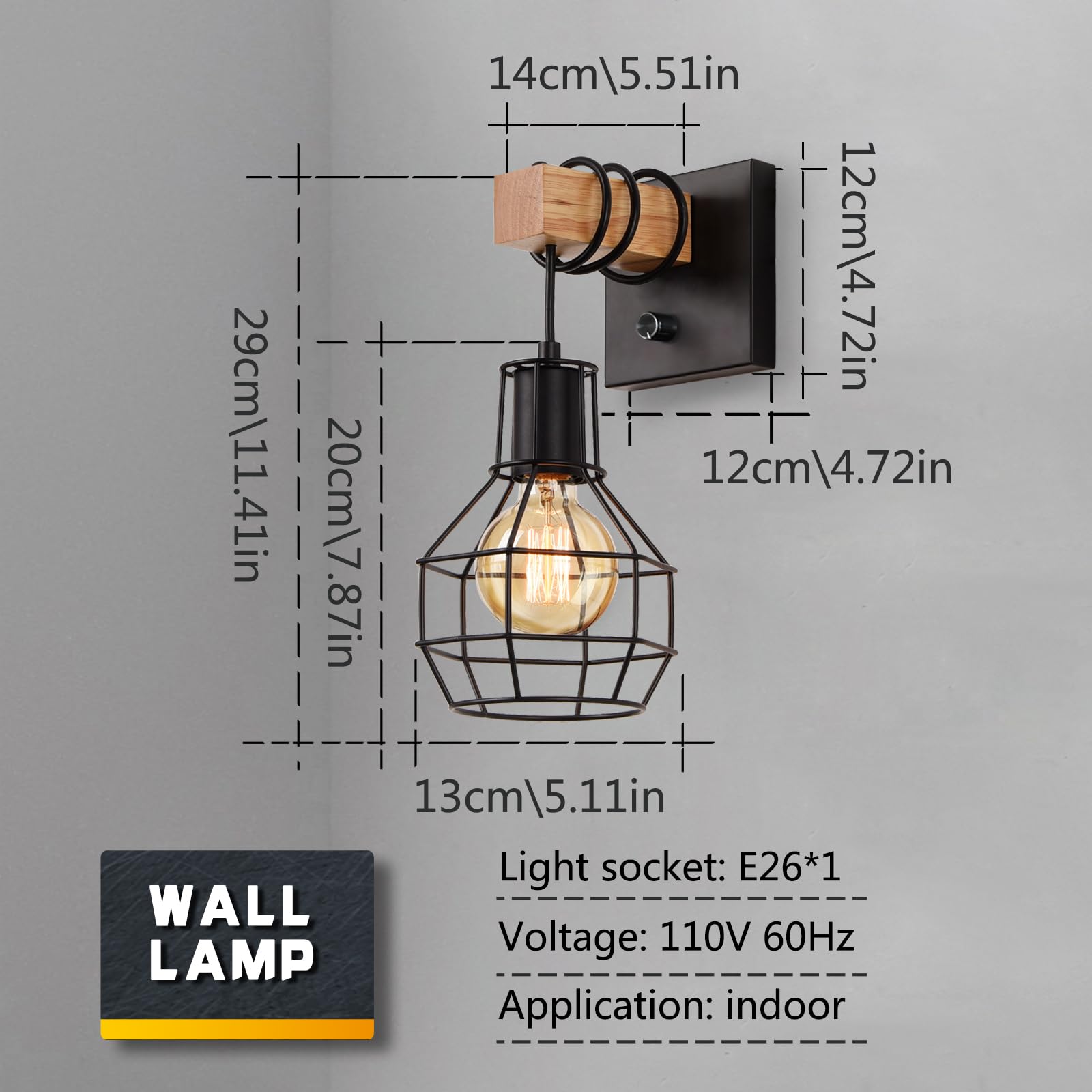 Industrial Wall Sconces (Set of 2) - From Where - 