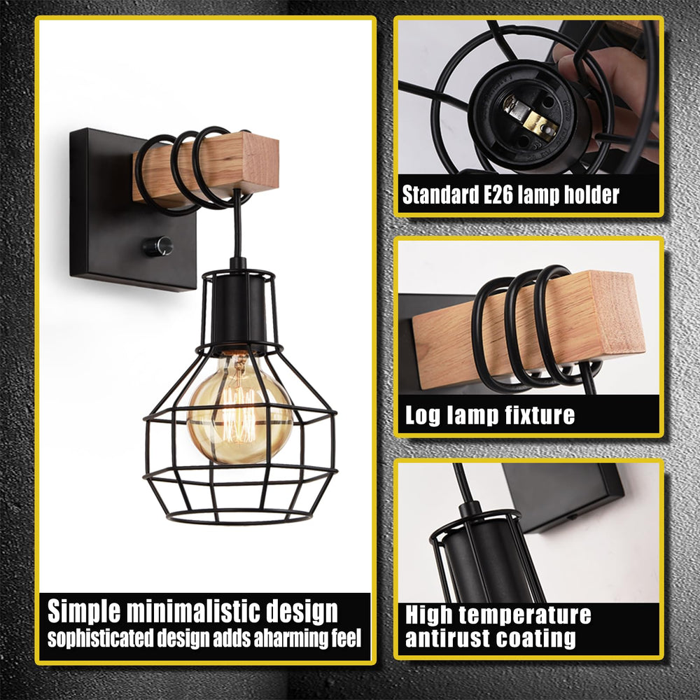 Industrial Wall Sconces (Set of 2) - From Where - 
