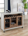 Industrial Wood Wine Rack Buffet - From Where - 