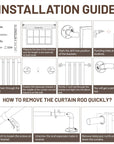 Industrial Wrap Around Black Curtain Rod - From Where - 
