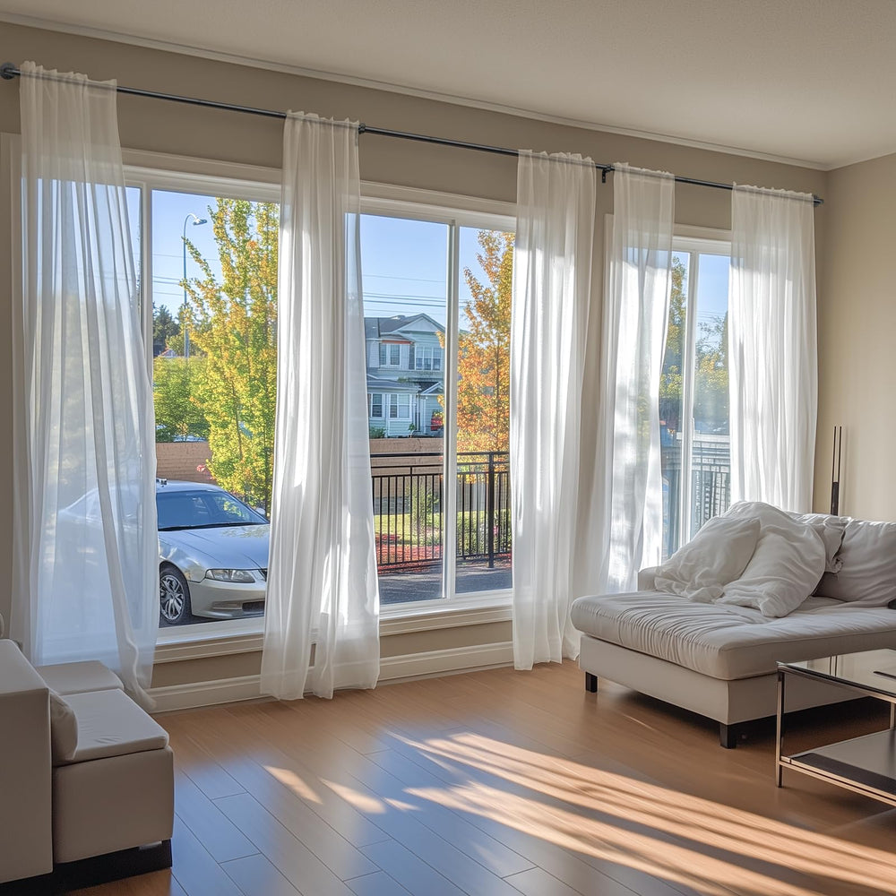 Industrial Wrap Around Black Curtain Rod - From Where - 