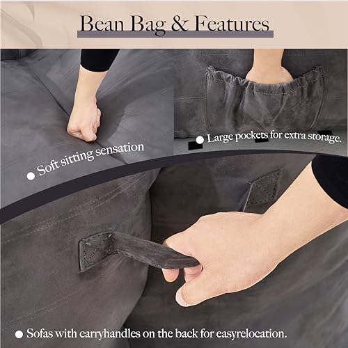 Inflatable Floor Bean Bag Chair - From Where - 