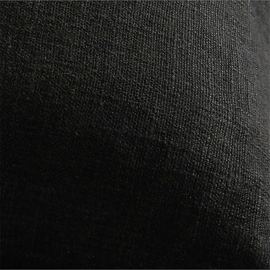 Ink Black 20" Organic Pillow - From Where - 