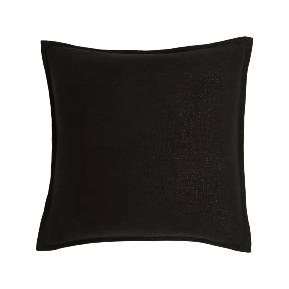 Ink Black 20" Organic Pillow - From Where - 