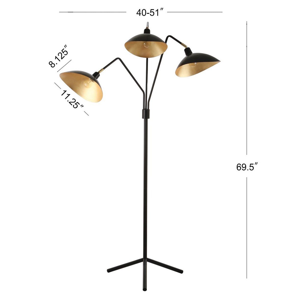 Iris 69.5 - Inch H Floor Lamp - From Where Finds - 