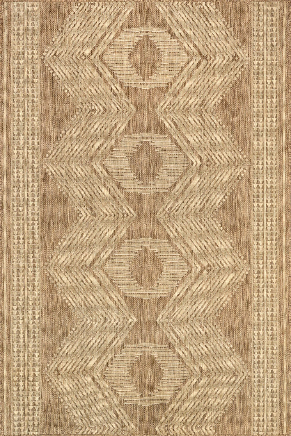 Iris Totem Indoor/Outdoor Flatweave Rug - From Where Finds - 