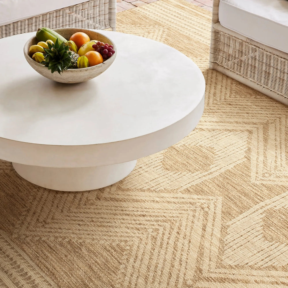 Iris Totem Indoor/Outdoor Flatweave Rug - From Where Finds - 