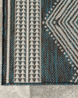Iris Totem Indoor/Outdoor Flatweave Rug - From Where Finds - 