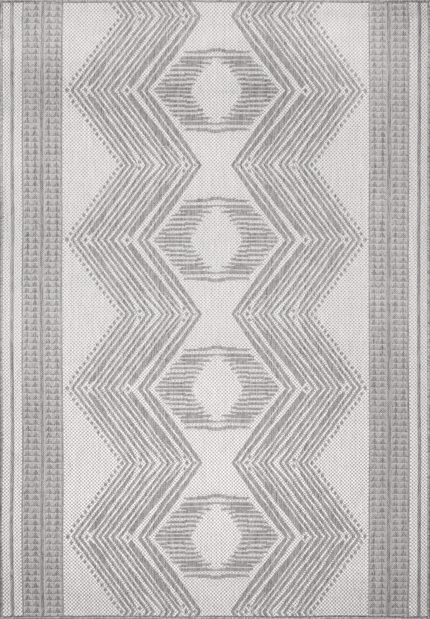 Iris Totem Indoor/Outdoor Flatweave Rug - From Where Finds - 
