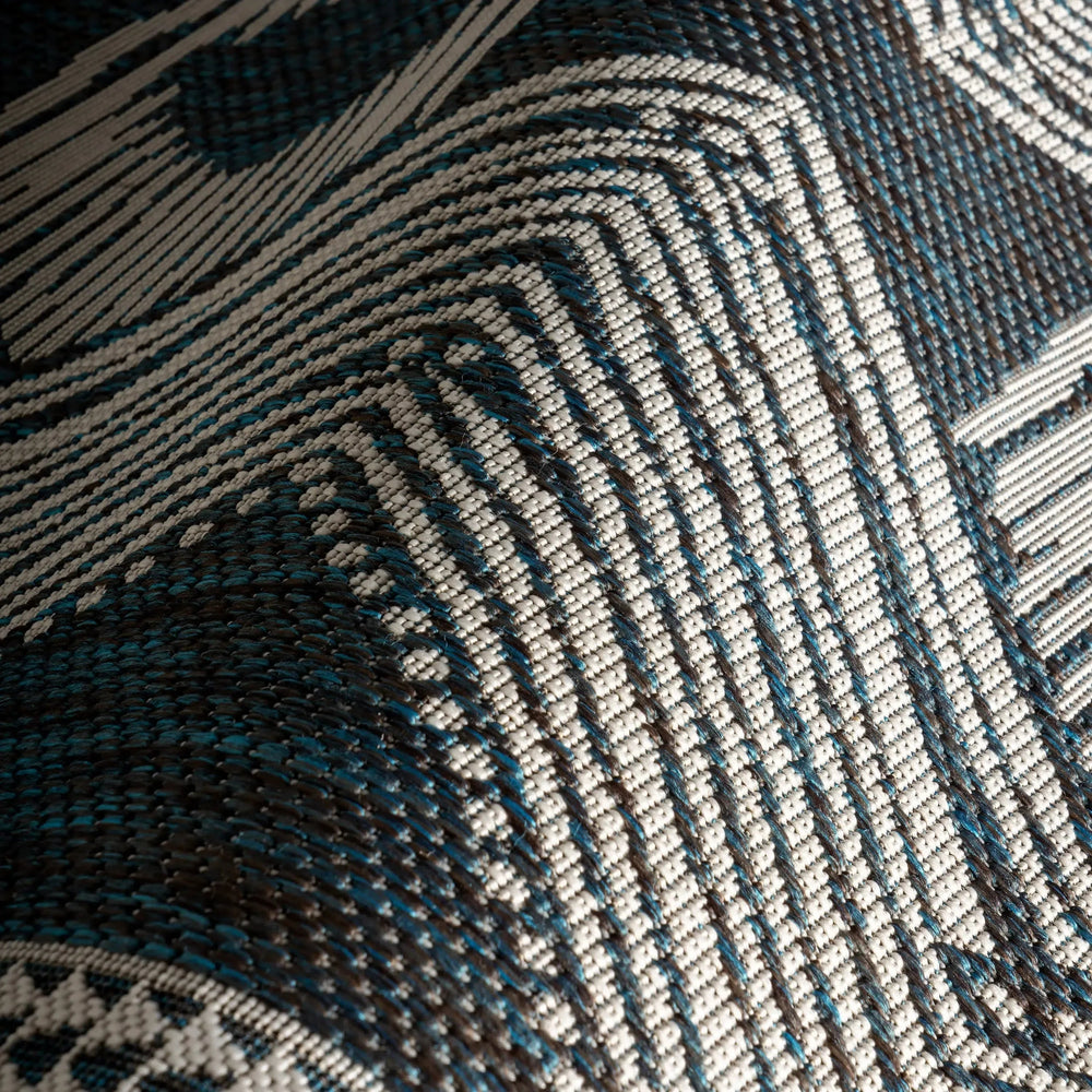 Iris Totem Indoor/Outdoor Flatweave Rug - From Where Finds - 