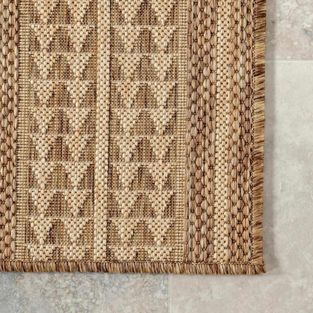 Iris Totem Indoor/Outdoor Flatweave Rug - From Where Finds - 