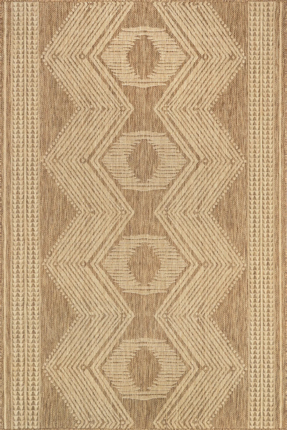 Iris Totem Indoor/Outdoor Flatweave Rug - From Where Finds - 