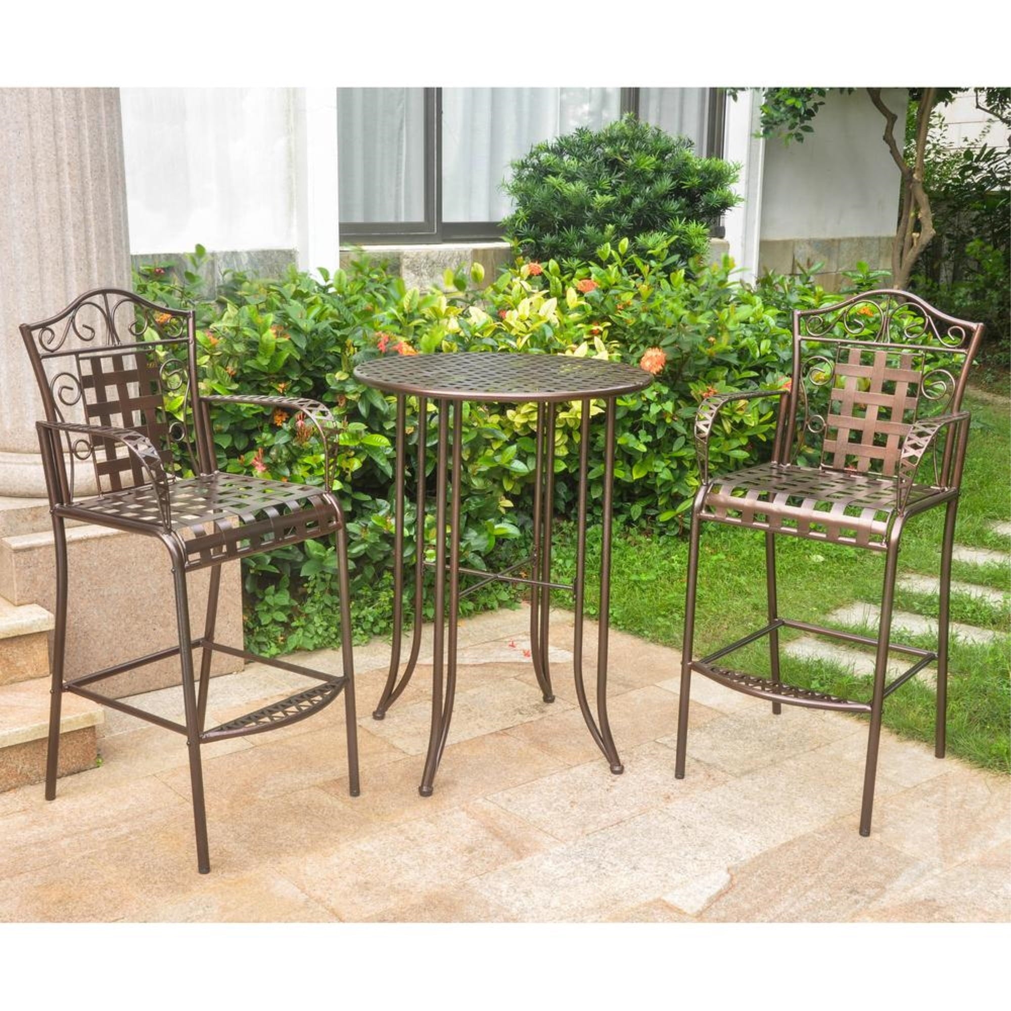Iron Bar Bistro Set - From Where - 