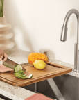 Islet 33"x22" Stainless Steel 18 - Gauge Single - Bowl Dual - Mount Sink - From Where Finds - 