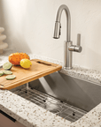 Islet 33"x22" Stainless Steel 18 - Gauge Single - Bowl Dual - Mount Sink - From Where Finds - 