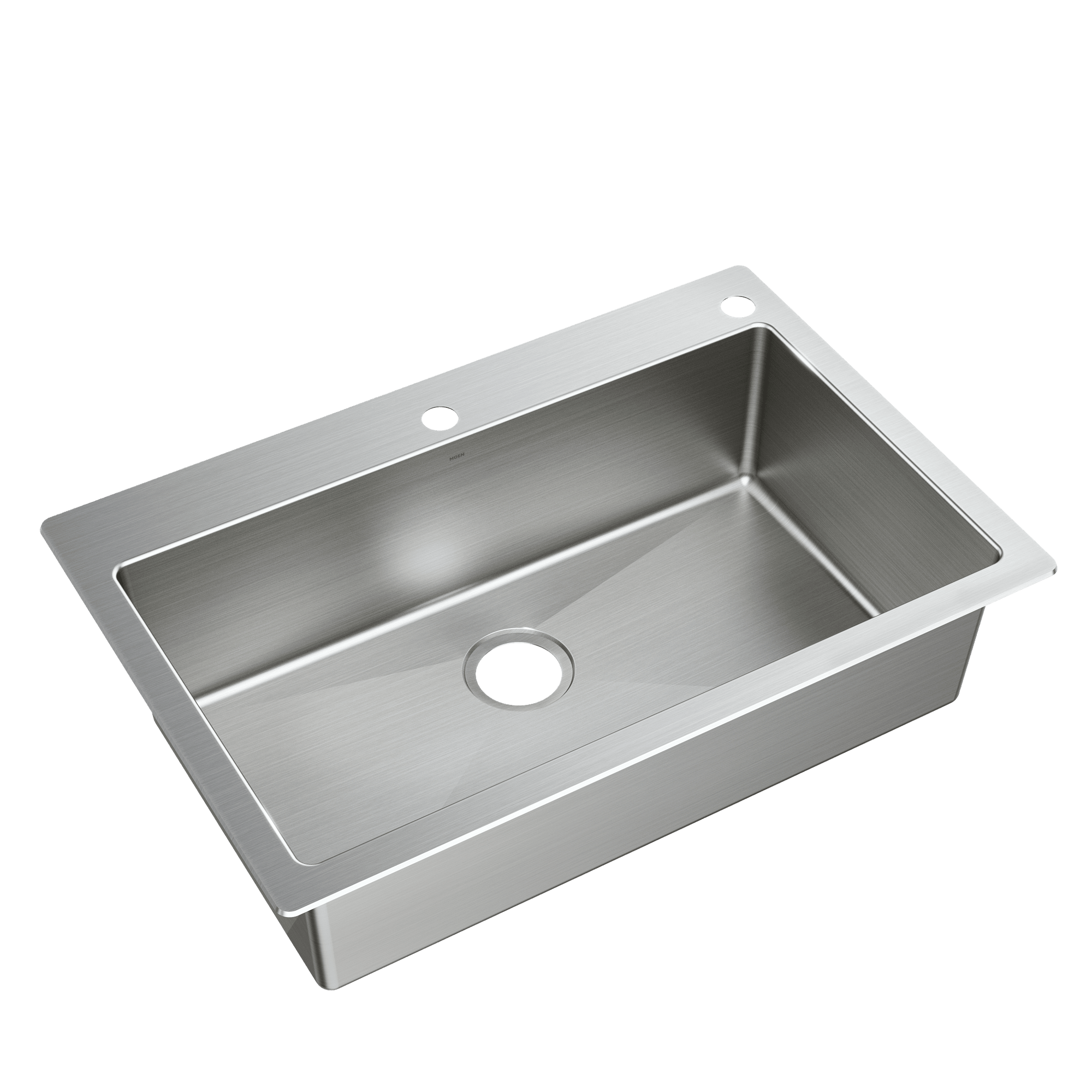 Islet 33"x22" Stainless Steel 18 - Gauge Single - Bowl Dual - Mount Sink - From Where Finds - 