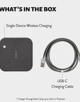 Italian Leather Wireless Charging Pad - From Where - 