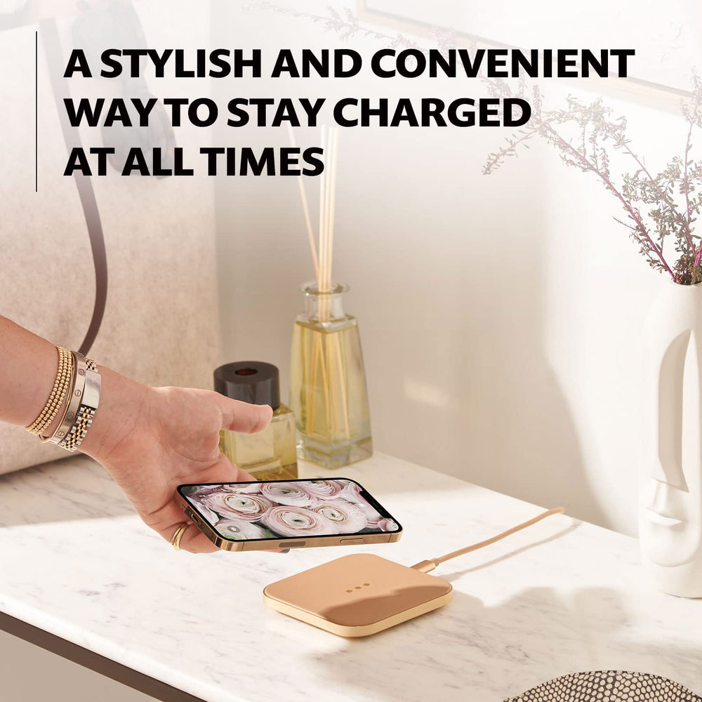 Italian Leather Wireless Charging Pad - From Where - 