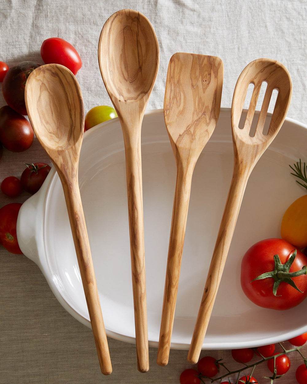 Italian Olivewood Utensil Set - From Where Finds -